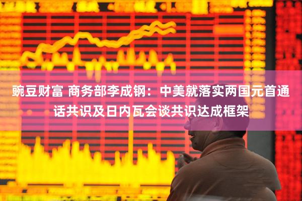 豌豆财富 商务部李成钢：中美就落实两国元首通话共识及日内瓦会谈共识达成框架