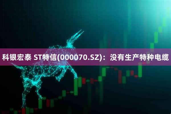 科银宏泰 ST特信(000070.SZ)：没有生产特种电缆