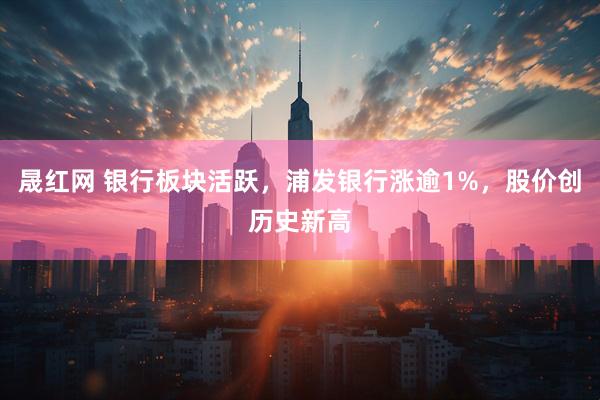 晟红网 银行板块活跃，浦发银行涨逾1%，股价创历史新高