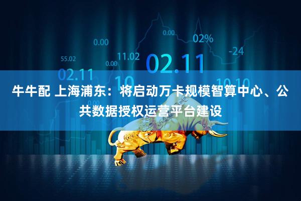 牛牛配 上海浦东：将启动万卡规模智算中心、公共数据授权运营平台建设