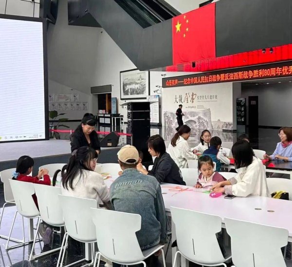 盈为国际 “秋意浓——中秋节、国庆节非遗纸艺亲子美育活动”在济南市美术馆举办