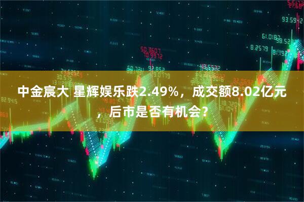中金宸大 星辉娱乐跌2.49%，成交额8.02亿元，后市是否有机会？
