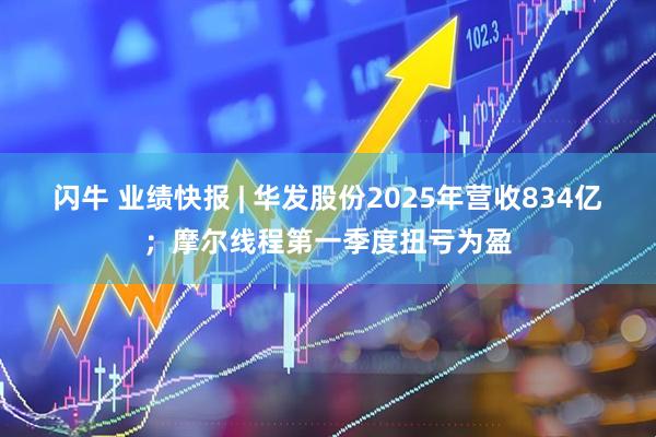 闪牛 业绩快报 | 华发股份2025年营收834亿；摩尔线程第一季度扭亏为盈
